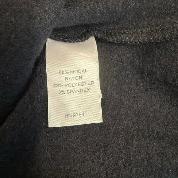 Pure Jill J Jill Dress Sz S Black Modal Stretch Lagenlook Teacher Casual Comfy - Picture 6 of 11